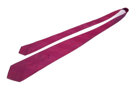 GIORGIO ARMANI Silk Regimental Jacquard Tie Pink