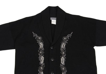Yohji Yamamoto POUR HOMME Bijou Cardigan Black Size M