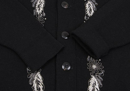 Yohji Yamamoto POUR HOMME Bijou Cardigan Black Size M