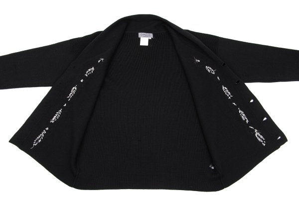Yohji Yamamoto POUR HOMME Bijou Cardigan Black Size M