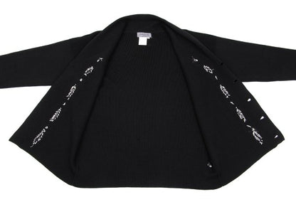 Yohji Yamamoto POUR HOMME Bijou Cardigan Black Size M