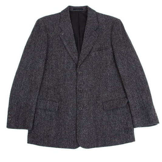 Papas Harris Tweed 3B Jacket Gray Size 46S