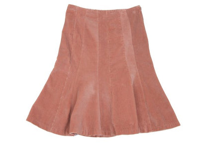 JPG by GAULTIER Cotton Corduroy Flare Skirt Pink Size 40