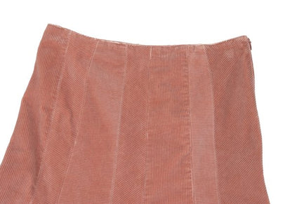 JPG by GAULTIER Cotton Corduroy Flare Skirt Pink Size 40