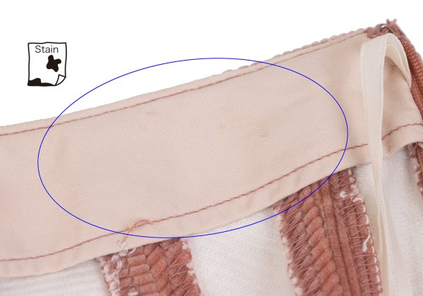 JPG by GAULTIER Cotton Corduroy Flare Skirt Pink Size 40