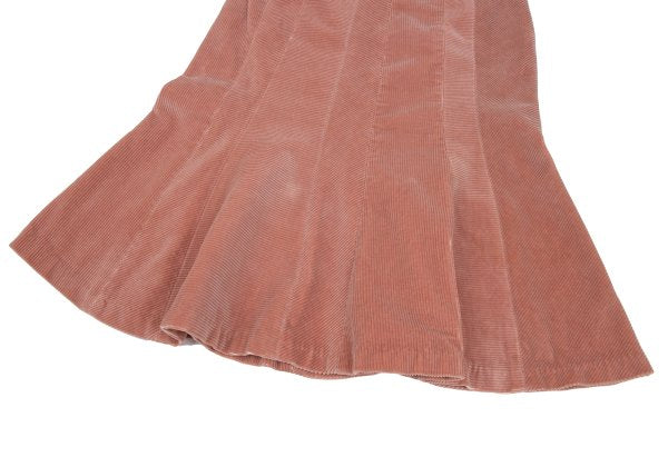 JPG by GAULTIER Cotton Corduroy Flare Skirt Pink Size 40