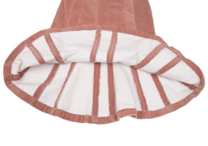 JPG by GAULTIER Cotton Corduroy Flare Skirt Pink Size 40