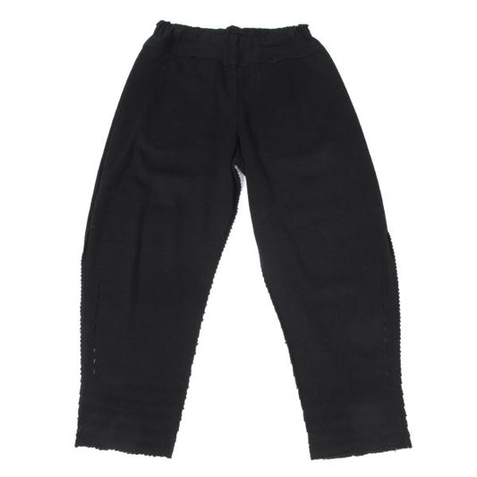 ISSEY MIYAKE A-POC INSIDE Cotton Knit Pants Black Size 2