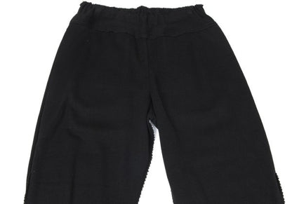 ISSEY MIYAKE A-POC INSIDE Cotton Knit Pants Black Size 2