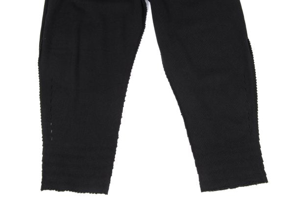 ISSEY MIYAKE A-POC INSIDE Cotton Knit Pants Black Size 2