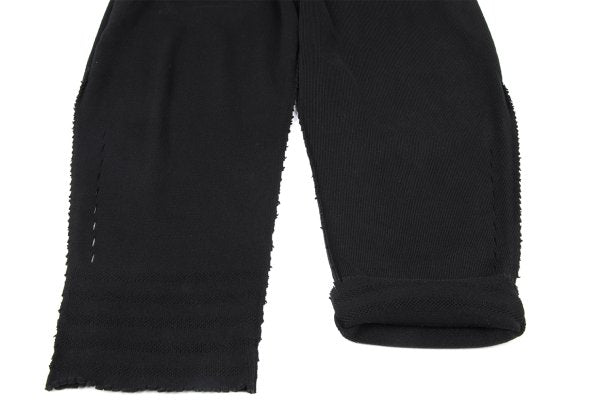 ISSEY MIYAKE A-POC INSIDE Cotton Knit Pants Black Size 2