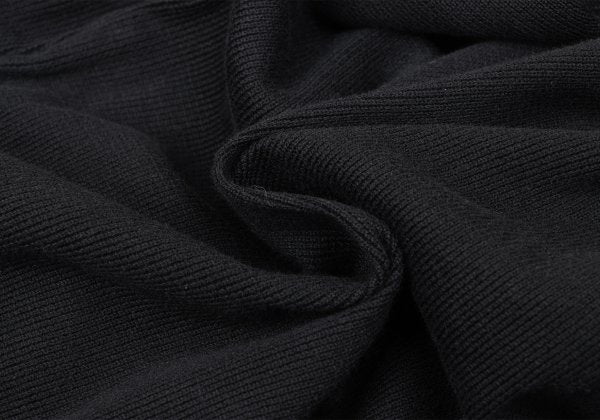 ISSEY MIYAKE A-POC INSIDE Cotton Knit Pants Black Size 2