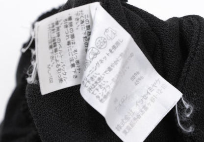 ISSEY MIYAKE A-POC INSIDE Cotton Knit Pants Black Size 2