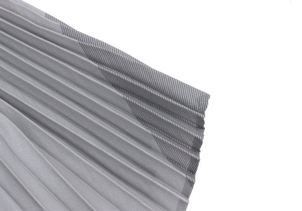ISSEY MIYAKE Pleated Waist Cord Sleeveless Tunic Gray Blouse Size 2