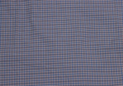 Papas Cotton Logo Patch Check Shirt Blue Multi Size M