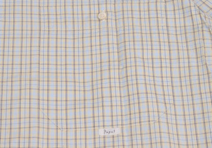 Papas Cotton Multi Check Long Sleeve Shirt Size M