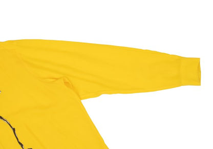 Yohji Yamamoto POUR HOMME Floral Print Shirt Yellow Size M