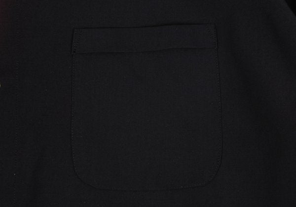 Yohji Yamamoto POUR HOMME Gradient Wool Shirt Black Size M