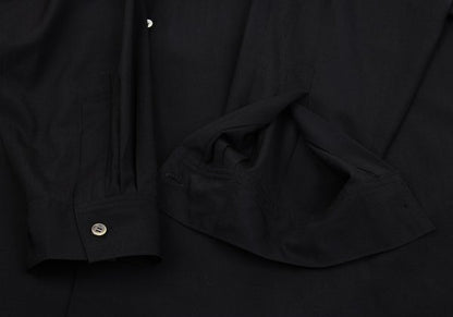 Yohji Yamamoto POUR HOMME Gradient Wool Shirt Black Size M