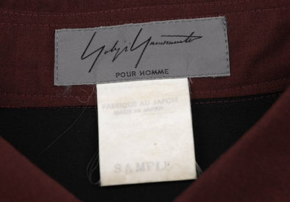 Yohji Yamamoto POUR HOMME Gradient Wool Shirt Black Size M