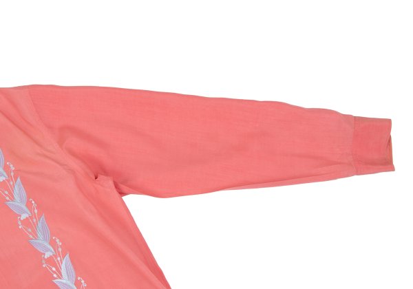 Yohji Yamamoto POUR HOMME Floral Pink Multi Shirt Size M