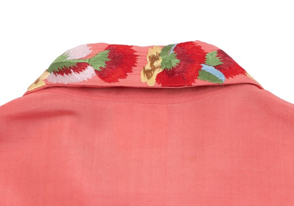 Yohji Yamamoto POUR HOMME Floral Pink Multi Shirt Size M