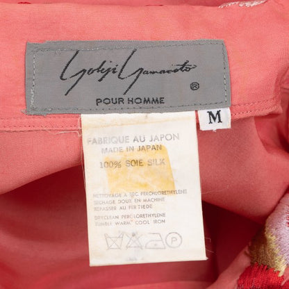 Yohji Yamamoto POUR HOMME Floral Pink Multi Shirt Size M