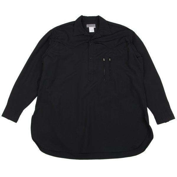 Yohji Yamamoto POUR HOMME Western Yoke Shirt Black Size M