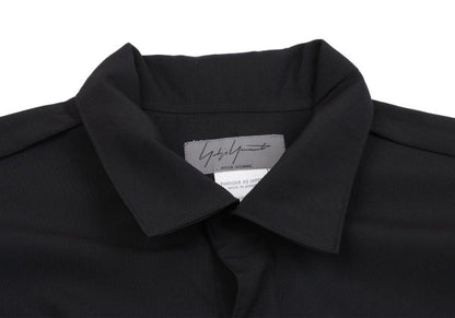 Yohji Yamamoto POUR HOMME Western Yoke Shirt Black Size M