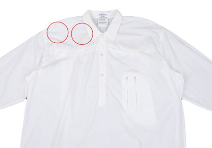 Yohji Yamamoto POUR HOMME Western Yoke Shirt White Size M