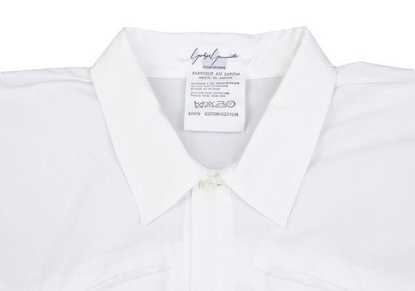 Yohji Yamamoto POUR HOMME Western Yoke Shirt White Size M