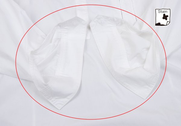 Yohji Yamamoto POUR HOMME Western Yoke Shirt White Size M