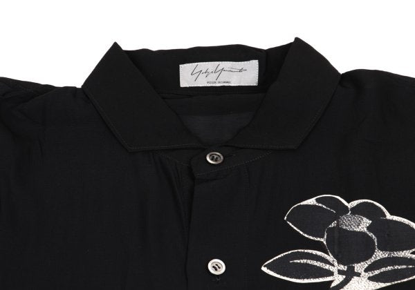 Yohji Yamamoto POUR HOMME Discharge Pullover Black Size M