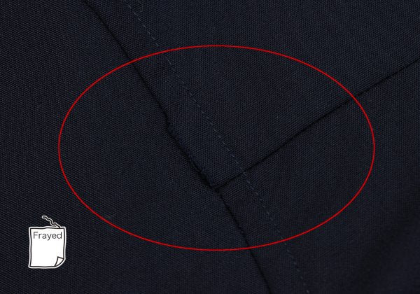 Yohji Yamamoto POUR HOMME Wool Zip Pocket Shirt Navy Size M