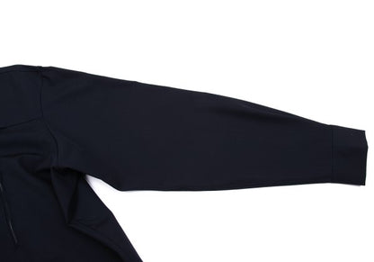 Yohji Yamamoto POUR HOMME Wool Zip Pocket Shirt Navy Size M