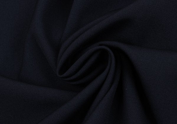 Yohji Yamamoto POUR HOMME Wool Zip Pocket Shirt Navy Size M