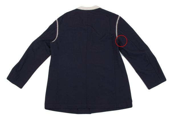 Yohji Yamamoto POUR HOMME 91SS Crochet Jacket Blue Size M