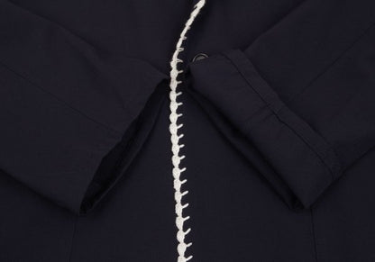 Yohji Yamamoto POUR HOMME Crochet Lace Jacket Blue Size M