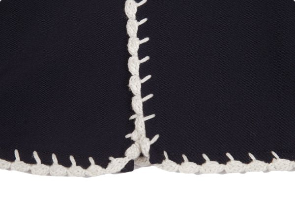 Yohji Yamamoto POUR HOMME Crochet Lace Jacket Blue Size M