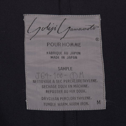 Yohji Yamamoto POUR HOMME Crochet Lace Jacket Blue Size M