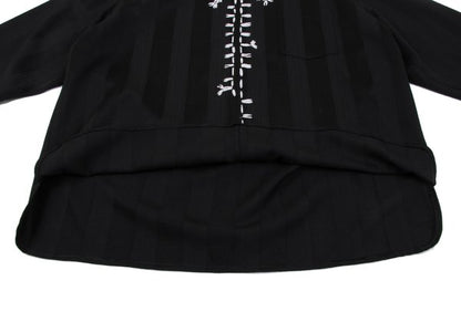 Yohji Yamamoto POUR HOMME Stripe V-Neck Black Size M