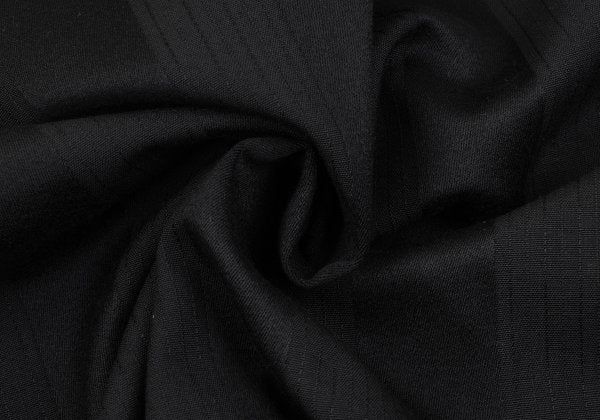 Yohji Yamamoto POUR HOMME Stripe V-Neck Black Size M
