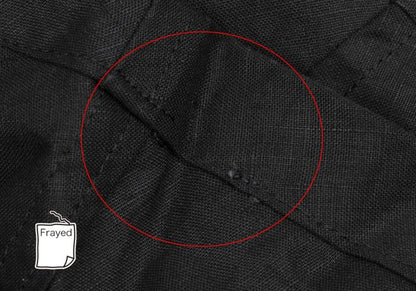Yohji Yamamoto POUR HOMME Linen Epaulet Coat Black Size M