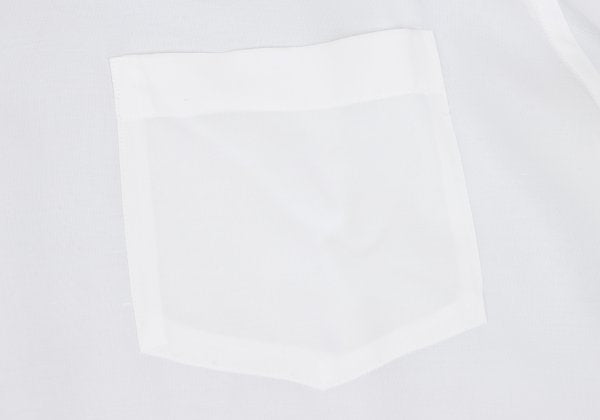 Yohji Yamamoto POUR HOMME Dot Cut Rayon Shirt White Size M