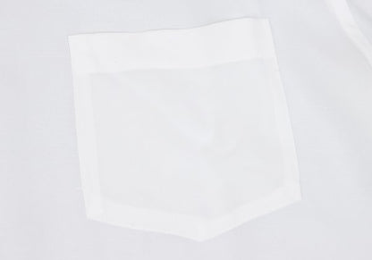 Yohji Yamamoto POUR HOMME Dot Cut Rayon Shirt White Size M