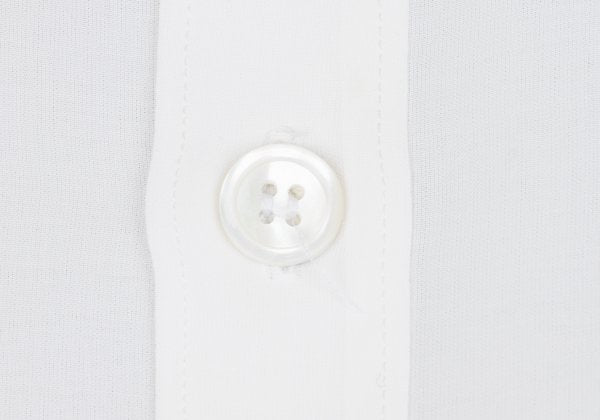 Yohji Yamamoto POUR HOMME Dot Cut Rayon Shirt White Size M