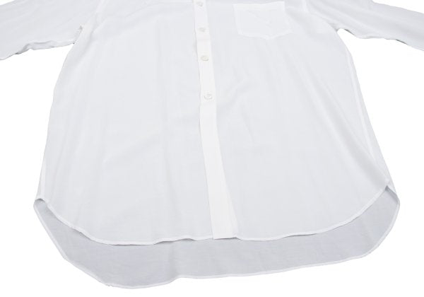 Yohji Yamamoto POUR HOMME Dot Cut Rayon Shirt White Size M