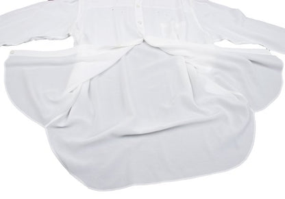 Yohji Yamamoto POUR HOMME Dot Cut Rayon Shirt White Size M