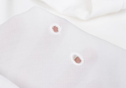 Yohji Yamamoto POUR HOMME Dot Cut Rayon Shirt White Size M