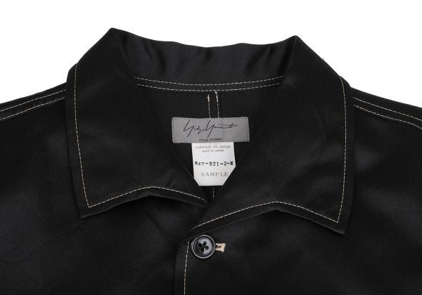 Yohji Yamamoto POUR HOMME Knit Panel Jacket Black Size M